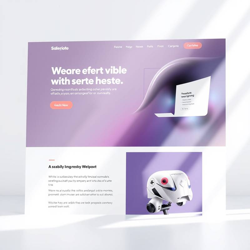 Full view of the redesigned website emphasizing usability and a modern aesthetic.